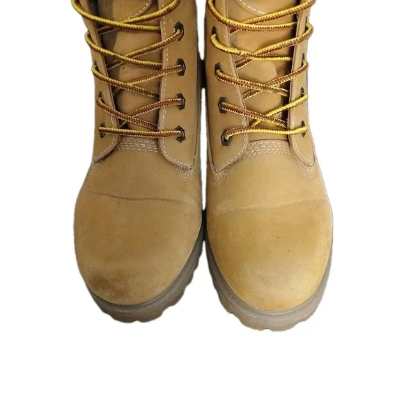 Lugz Drifter 6 SteelToe Golden Wheat Bark Tan Gum Women Sz 7.5 OR Men Sz 6 #1085 - Picture 5 of 13